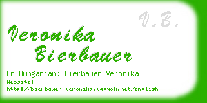 veronika bierbauer business card